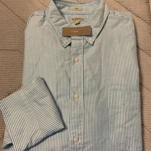 Men’s Blue Stripe Oxford - Slim XL